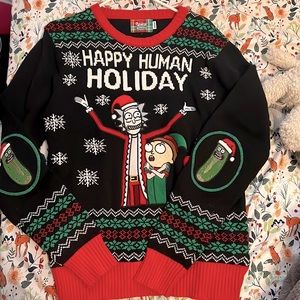 Rick and Morty ugly Christmas Sweater